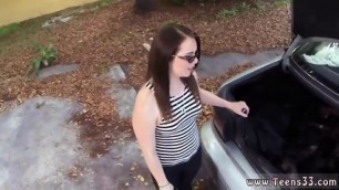 Giving Daddy Blowjob Car And Brunette Teen Anal Dildo How Can I Resist?
