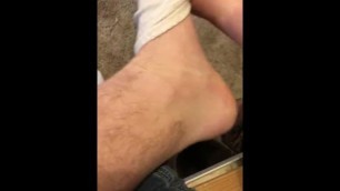 Solo Male Foot Rubbing POV