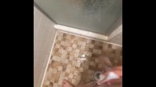 Soapy Fun in Shower