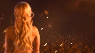 Emilia Clarke: Game of Thrones Hot/Sexy Fire Scene