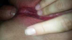 Wife Takes a Cock in her Ass and a Load on her Pussy. POV