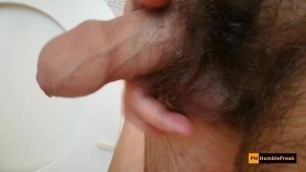 Hairy Straight Guy Jerks off and Cums 3 Times for having become a PH Model!