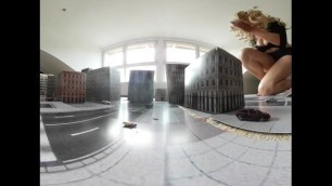 Giantess Loryelle Visits your Hometown VR 360 - Free Preview