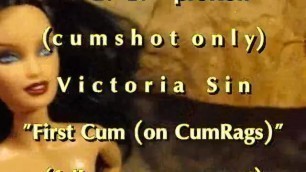 B.B.B.preview Victoria Sin "1st Cum on CumRags" with Slo-Mo Cumshot only
