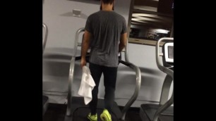 Fuckin Hot Ass on the Threadmill at the Gym