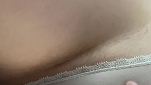 My wife’s perfect pussy and ass in satin panties