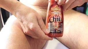 Urethra full of hot chili