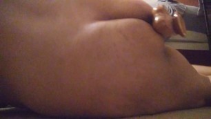 Big ass chubby tranny small dick 2 time with dildo morning