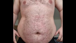 Hairy Fat German Boy in Pantyhose