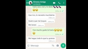 Whatsapp Con Mi Mejor Amiga que Necesita Ser Follada FINAL INESPERADO!