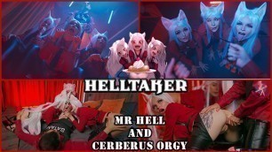4K Helltaker: mr Hell and Cerberus Orgy